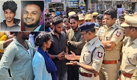 உள்படம்: படுகொலை செய்யப்பட்ட இரு இளைஞர்கள்