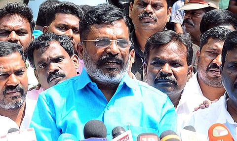 மும்மொழி கொள்கையை ஆதரிக்கும் கூட்டணி தலைவர்களோடு இணங்கி போக அவசியமில்லை: திருமாவளவன் திட்டவட்டம்