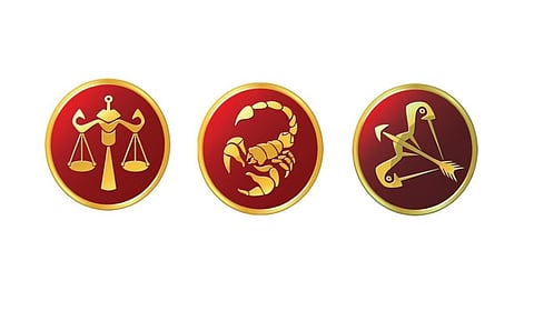 துலாம், விருச்சிகம், தனுசு ராசிகளுக்கு இந்த வாரம் எப்படி? | பலன்கள் @ பிப்.27 - மார்ச் 5