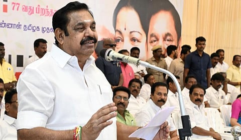 எடப்பாடி பழனிசாமி | கோப்புப்படம்