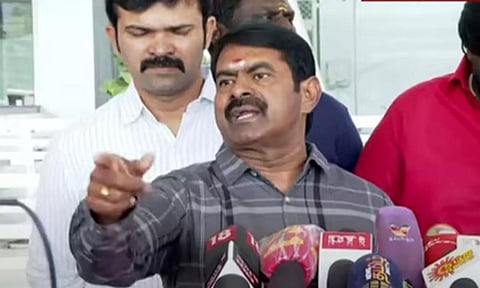 என்னை பாலியல் குற்றவாளி என எப்படி கூறலாம்? - கனிமொழியின் விமர்சனத்துக்கு பதிலளித்து சீமான் கேள்வி