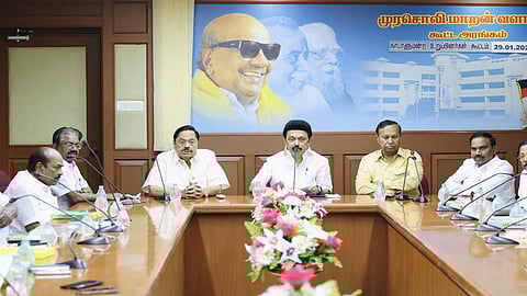 ஸ்டாலின் தலைமையில் திமுக எம்.பி.க்கள் இன்று ஆலோசனை