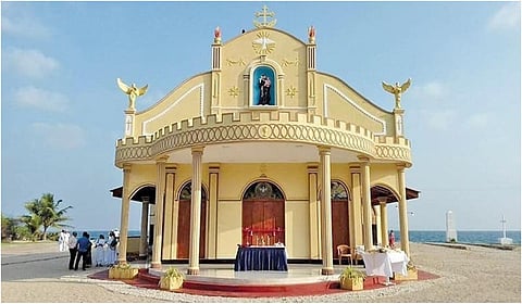 கச்சத்தீவில் உள்ள அந்தோணியார் ஆலயம்