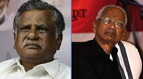 மத்திய கல்வி அமைச்சருக்கு முத்தரசன், வீரமணி கண்டனம்