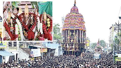 திருச்செந்தூரில் மாசி திருவிழா தேரோட்டம்: ஆயிரக்கணக்கான பக்தர்கள் பங்கேற்பு