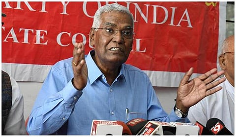 தமிழக மருத்துவக் கல்வி இடஒதுக்கீட்டை பறிக்கக் கூடாது: மத்திய அரசுக்கு டி.ராஜா வலியுறுத்தல்