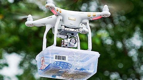 பெங்களூருவில் ட்ரோன் மூலம் மருந்துகள் டெலிவரி