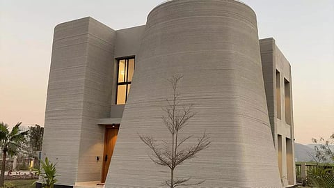 புதுமை தொழில்நுட்பத்தில் உருவான நாட்டின் முதல் 3டி பிரின்ட் பங்களா