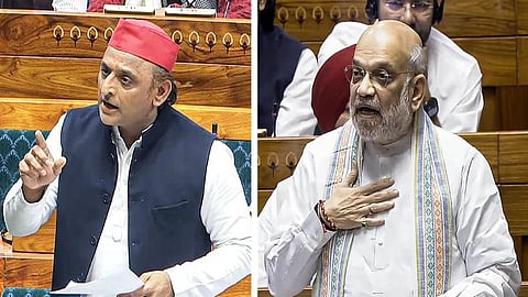 பாஜகவில் தேசிய தலைவரை கூட தேர்ந்தெடுக்க முடியவில்லை: மக்களவையில் அகிலேஷ் கேள்விக்கு அமித் ஷா பதிலால் சிரிப்பலை