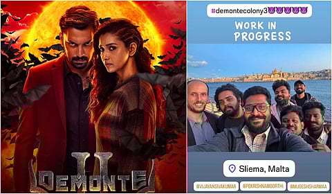 ‘டிமான்ட்டி காலனி 3’ படப் பணிகள் தொடக்கம்