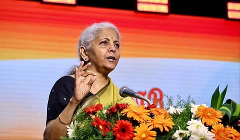 ‘ஒரே நாடு ஒரே தேர்தல்’ குறித்த கருத்தரங்கில் மத்திய நிதி அமைச்சர் நிர்மலா சீதாராமன் உரையாற்றுகிறார்.