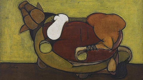 தியேப் மேத்தாவின் ஓவியம் ரூ.61.80 கோடிக்கு விற்பனை