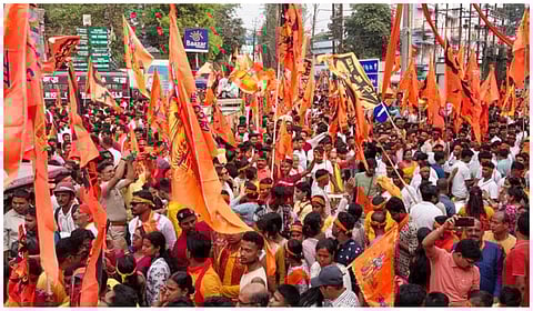 மேற்கு வங்கத்தில் ராமர் கோயிலுக்கு பாஜக மாநிலத் தலைவர் சுவேந்து அதிகாரி அடிக்கல்