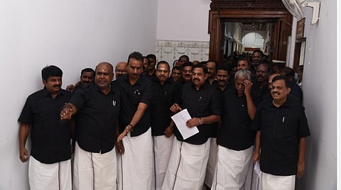 ‘திமுக கூட்டணிக் கட்சிகள் உஷார்’ - சட்டப்பேரவையில் இருந்து வெளிநடப்பு செய்த இபிஎஸ் பேச்சு