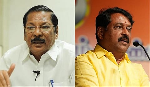 ஆர்.எஸ்.பாரதி மற்றும் நயினார் நாகேந்திரன் | கோப்புப்படம்