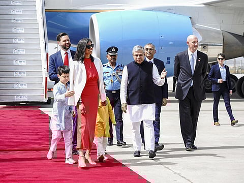 நான்கு நாள் பயணமாக குடும்பத்துடன் இந்தியா வந்தார் அமெரிக்க துணை அதிபர் ஜே.டி.வான்ஸ்