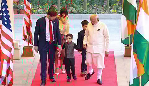 அமெரிக்க துணை அதிபர் ஜே.டி. வான்ஸ் குடும்பத்தினருக்கு விருந்தளித்த பிரதமர் மோடி!