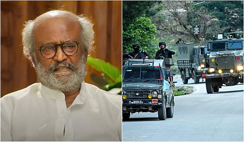 ''காஷ்மீரில் அமைதியான சூழல் நிலவுவது எதிரிகளுக்கு பிடிக்கவில்லை'' - ரஜினிகாந்த்