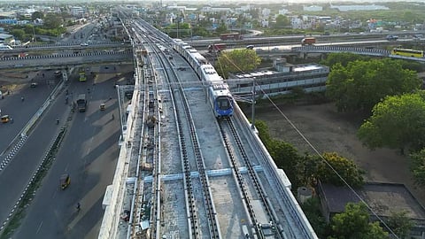 பூந்தமல்லி - போரூர் வரை மெட்ரோ ரயில் சோதனை ஓட்டம் தொடங்கியது!