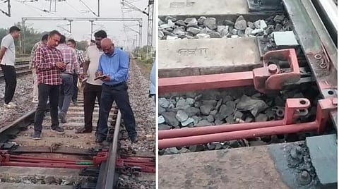 தண்டவாளத்தில் போல்ட், நட்டுகள் கழற்றப்பட்ட சம்பவம்: தீவிரமாக கண்காணிக்க ரயில்வே அறிவுறுத்தல்