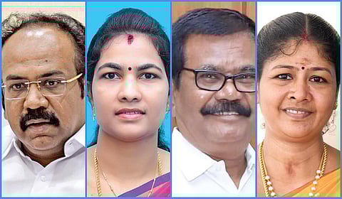 தங்கம் தென்னரசு, முத்துலட்சுமி, உதயசூரியன், சங்கீதா