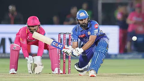 டிஆர்எஸ் முடிவால் சமூக வலைதளத்தில் எழுந்த சர்ச்சை | RR vs MI