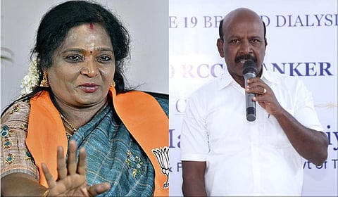 பாஜக தலைவர் தமிழிசை | அமைச்சர் மா.சுப்பிரமணியன்