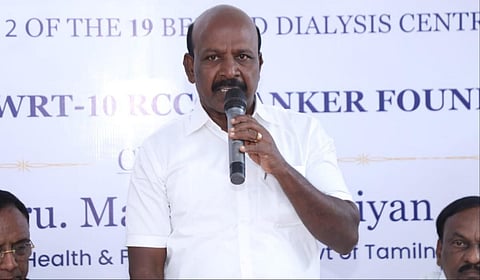 அமைச்சர் மா.சுப்பிரமணியன் | கோப்புப்படம்