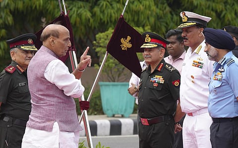 ‘வீரத்தை, துணிச்சலை வெளிப்படுத்தி ராணுவம் வரலாறு படைத்துள்ளது’ - ராஜ்நாத் சிங் பெருமிதம்