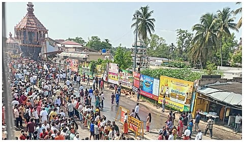 அரோகரா கோஷம் அதிர திருப்பூர் அவிநாசிலிங்கேஸ்வரர் கோயில் தேரோட்டம் கோலாகலம்!