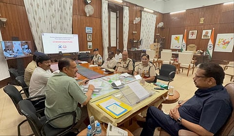 புதுச்சேரி ஆளுநர் தலைமையில் புதிய குற்றவியல் சட்டங்கள் குறித்து ஆலோசனைக் கூட்டம் நடைபெற்றது