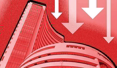 இந்தியா - பாகிஸ்தான் போர் பதற்றம்: சென்செக்ஸ் 412 புள்ளிகள் வீழ்ச்சி