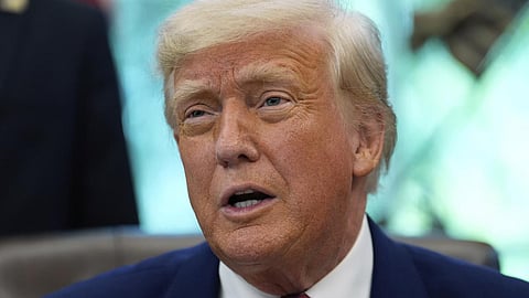 ''காஷ்மீர் பிரச்சினைக்கு தீர்வு காண இந்தியா, பாகிஸ்தானுடன் இணைந்து பணியாற்றுவோம்'': ட்ரம்ப்