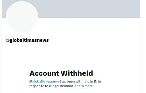 சீனாவின் க்ளோபல் டைம்ஸ், துருக்கியின் டிஆர்டி வேர்ல்ட் X பக்கங்கள் முடக்கம்: மத்திய அரசு நடவடிக்கை