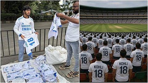 பெங்களூருவில் கோலியின் டெஸ்ட் ஜெர்ஸி விற்பனை ஜரூர்: கொண்டாட தயாராகும் ஆர்சிபி ரசிகர்கள்!