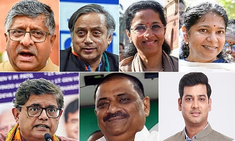 ஏழு பிரதிதிதிகள் குழுக்களை வழிநடத்தும் நாடாளுமன்ற உறுப்பினர்கள்.