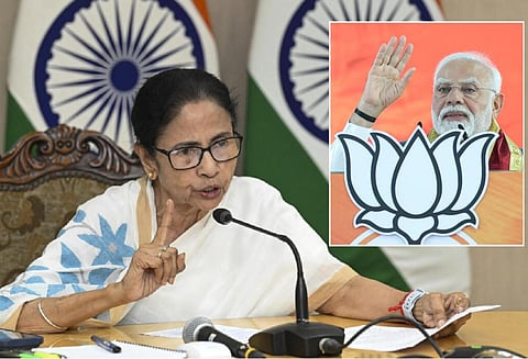 “நேரலை விவாதத்துக்கு டெலிபிராம்ப்ட்டர் உடன் வாருங்கள்...” - மோடிக்கு மம்தா சவால்