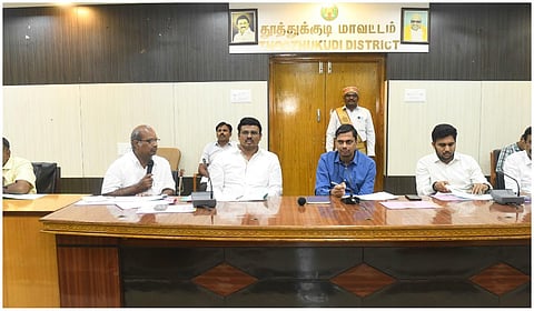 திருச்செந்தூர் கோயிலில் ஜூலை 7-ல் குடமுழுக்கு விழா: முன்னேற்பாடுகளுக்கு ஆட்சியர் அறிவுரை