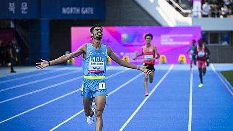 ஆசிய தடகள சாம்பியன்ஷிப்: குல்வீர், பூஜா, நந்தினி தங்கம் வென்று அசத்தல்