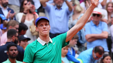 பிரெஞ்சு ஓபன் டென்னிஸ்: 4-வது சுற்றில் ஜன்னிக் சின்னர்