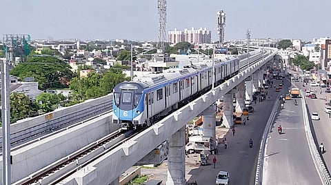 போரூர் - பூந்தமல்லி வரை கீழ் பாதையில் ஓட்டுநர் இல்லாத ரயில் சோதனை ஓட்டம் தொடங்கியது.