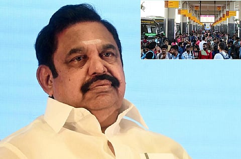 “நிர்வாகத் திறனற்ற ஆட்சிக்கு ‘கிளாம்பாக்கம் பரிதாபங்கள்’ சாட்சி!” - இபிஎஸ் விமர்சனம்