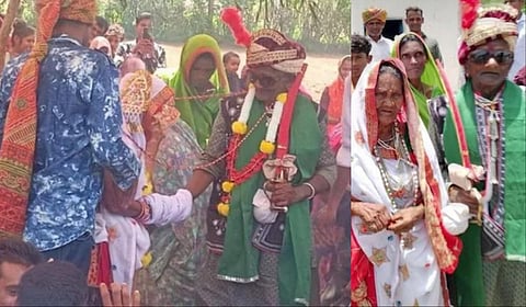 70 ஆண்டாக சேர்ந்து வாழ்ந்த பின் 90 வயதில் திருமணம்! - இது ராஜஸ்தான் நெகிழ்ச்சி