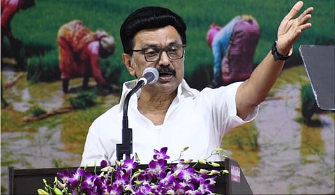 சேலத்தில் நடந்த அரசு விழாவில் தமிழக முதல்வர் மு.க.ஸ்டாலின் உரையாற்றினார்
