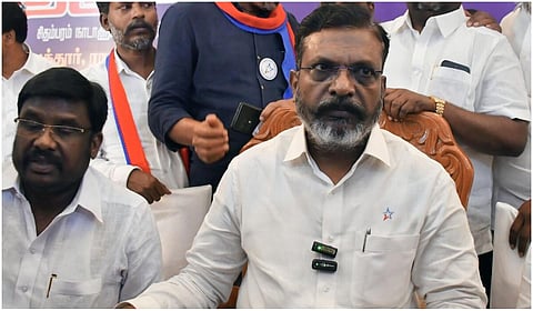 “இஸ்ரேலை ஆதரிக்கும் வகையில் கள்ள மவுனம் காக்கிறது மோடி அரசு” - திருமாவளவன்