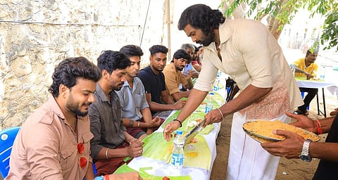 ‘கொம்புசீவி’ படக்குழுவுக்கு சண்முக பாண்டியன் கவுரவம்