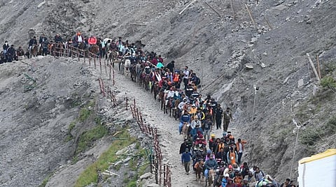 காஷ்மீர் அமர்நாத் யாத்திரை பகுதியில் பலூன்கள், ட்ரோன்கள் பறக்க தடை