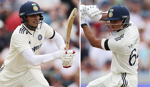 ஜெய்ஸ்வால் அபார சதம், கில் அதிரடி: இந்திய அணி 66 ஓவர்களில் 262/3