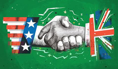 அமெரிக்கா பிரிட்டன் இடையே வர்த்தக வரி ஒப்பந்தம்