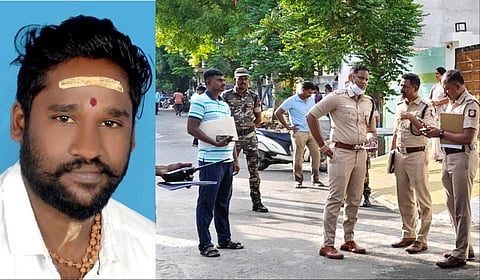 திருப்பூரில் இந்து முன்னணி பிரமுகர் பாலமுருகன் கொலை செய்யப்ட்டதைத் தொடர்ந்து போலீஸார் தீவிர விசாரணை மேற்கொண்டனர்.